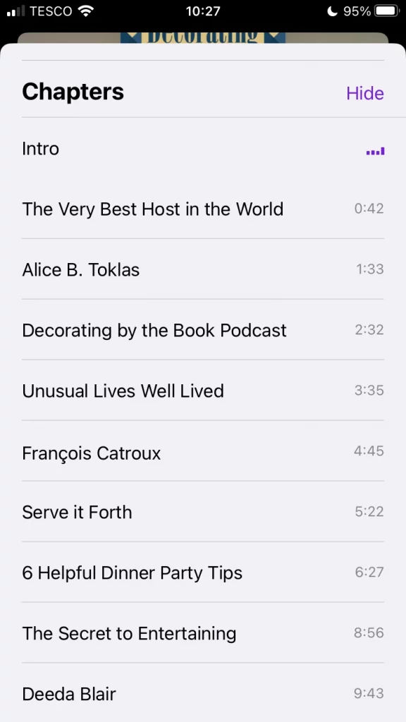 How to navigate in Apple's Podcasts app with chapter markers